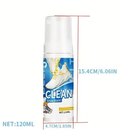 Clean Shoe Stain Foam 120 ml each Pack of 2