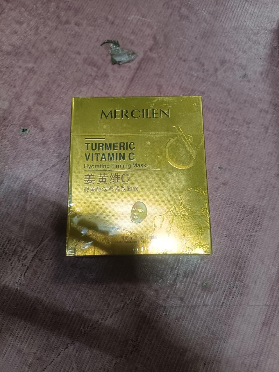 Turmeric Vitamin C Firming Mask (10 Pc Tube)