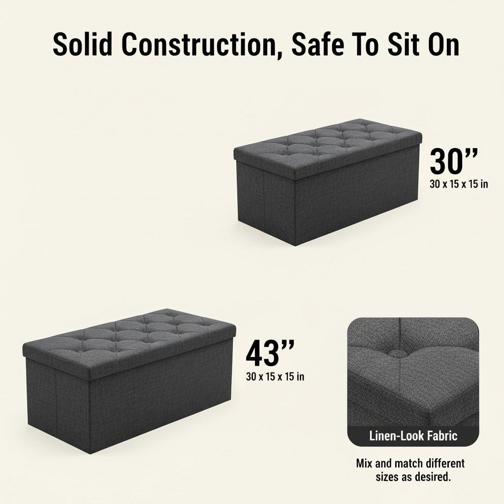 HideNSeat Ottoman    50%OFF 😲