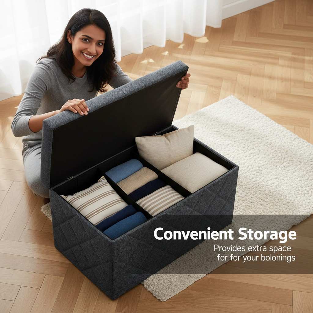 HideNSeat Ottoman    50%OFF 😲